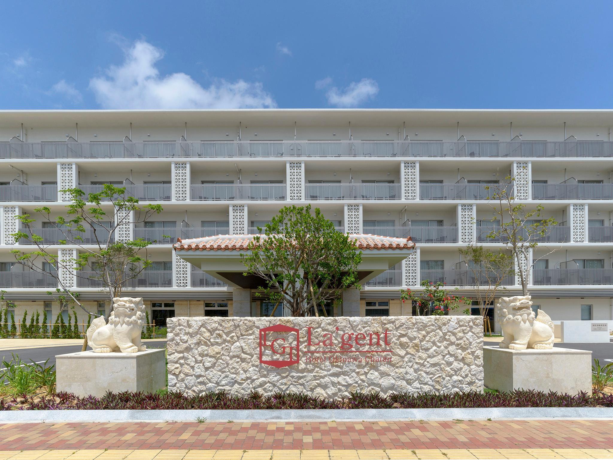 La'Gent Hotel Okinawa Chatan Hotel And Hostel Exterior foto